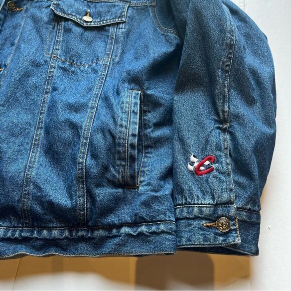 Chase Authentics Men's Vintage Bud Racing Dale Earnhardt Jr. Blue Jean Jacket XL - Picture 7 of 11